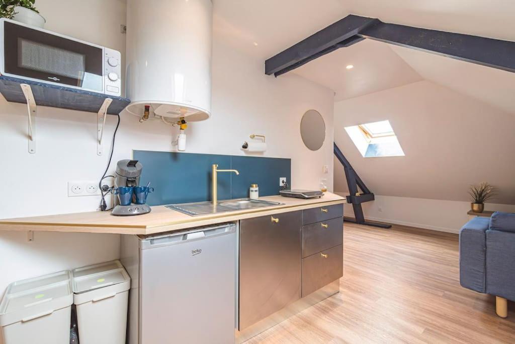L'Azur Dore, Studio Pour 2 Voyageurs Isles-sur-Suippe Extérieur photo